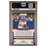 JUSTIN JEFFERSON 2020 PANINI PRIZM RED/WHITE/BLUE PRIZM ROOKIE CARD PSA MINT 9 74944267