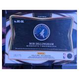 ROB DILLINGHAM 2024-25 SELECT PATCH BLUE PRIZM ROOKIE CARD 26/75