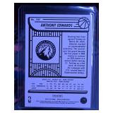 ANTHONY EDWARDS 2022-23 PANINI NBA HOOPS ORANGE GRAVITY 34/75