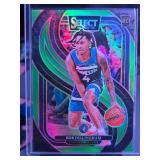 ROB DILLINGHAM 2024-25 PANINI SELECT GREEN PRIZM PREMIER ROOKIE CARD 40/75