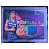 ROB DILLINGHAM 2024-25 PANINI SELECT DRAFT SELECTIONS PURPLE ROOKIE CARD PATCH 95/99