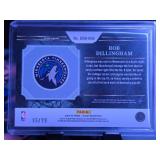 ROB DILLINGHAM 2024-25 PANINI SELECT DRAFT SELECTIONS PURPLE ROOKIE CARD PATCH 95/99