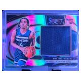 ROB DILLINGHAM 2024-25 SELECT JUMBO PATCH SILVER PRIZM ROOKIE CARD