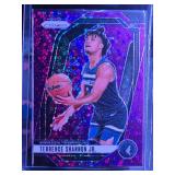 TERRENCE SHANNON JR 2024-25 PANINI PRIZM PURPLE FAST BREAK ROOKIE CARD 72/75