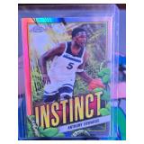 ANTHONY EDWARDS 2025 TOPPS CHROME INSTINCT REFRACTOR