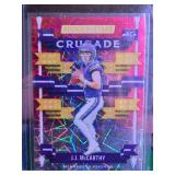 JJ MCCARTHY 2024 PANINI ROOKIE & STARS CRUSADE ROOKIE CARD