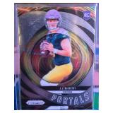 JJ MCCARTHY 2024 PANINI PRIZM PORTALS SILVER ROOKIE CARD