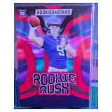 JJ MCCARTHY 2024 PANINI ROOKIES & STARS ROOKIE RUSH ROOKIE CARD