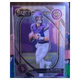 JJ MCCARTHY 2024 PANINI SELECT CLUB LEVEL ROOKIE CARD