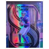 JUSTIN JEFFERSON 2024 PANINI SELECT SLIVER DIE-CUT