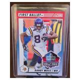 RANDY MOSS 2024 PANINI SCORE FIRST BALLOT HALL OF FAME