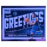 ROB DILLINGHAM 2024-25 PANINI NBA HOOPS GREETINGS ROOKIE CARD