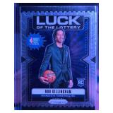 ROB DILLINGHAM 2024-25 PANINI PRIZM LUCK OF THE LOTTERY ROOKIE CARD