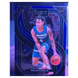 ROB DILLINGHAM 2024-25 PANINI SELECT PREMIER LEVEL BLUE ROOKIE CARD