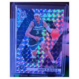 JADEN MCDANIELS 2024-25 PANINI MOSAIC TRUE SILVER