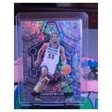 LEONARD MILLER MOSAIC FASTBREAK & TOPPS FINEST REFRACTOR ROOKIE CARD LOT