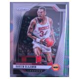 REED SHEPPARD RED CRACKED ICE ROOKIE CARD & HAKEEM OLAJUWON LEGENDS