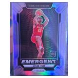 JAYLON TYSON EMERGENT SILVER ROOKIE CARD & JAMIE JAQUEZ JR ROOKIE CARD