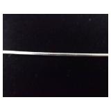 .925 Sterling Silver Topaz Pendant Necklace