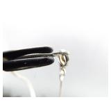 .925 Sterling Silver Turquoise Howlite Pendant Necklace