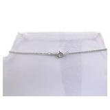 .925 Sterling Silver Amethyst Pendant Necklace