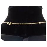 .925 Sterling Silver Carved Rhodochrosite Vermeil Pendant Necklace