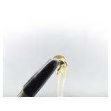 .925 Sterling Silver Healing Crystal Vermeil Pendant Necklace