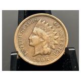 1908-S Indian Head Penny F Grade