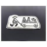 .925 Sterling Silver "Save the Children" Mama Charity Brooch