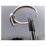 .925 Sterling Silver Onyx Ring Size 8