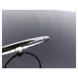 .925 Sterling Silver Pandora Snowflake Bangle Bracelet “Unique as you are" Size 6.5 in Original Box