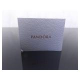 .925 Sterling Silver Pandora Snowflake Bangle Bracelet “Unique as you are" Size 6.5 in Original Box