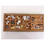 Jewelry Box of Higher End Designer Coro, Trifari, Eisenberg, etc. Costume Jewelry