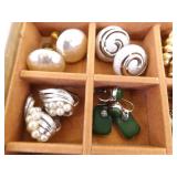 Jewelry Box of Higher End Designer Coro, Trifari, Eisenberg, etc. Costume Jewelry