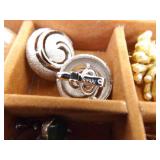 Jewelry Box of Higher End Designer Coro, Trifari, Eisenberg, etc. Costume Jewelry