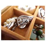 Jewelry Box of Higher End Designer Coro, Trifari, Eisenberg, etc. Costume Jewelry