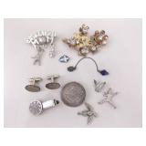 297 Grams of Wearable and Scrap .925 Sterling Silver Jewelry