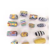 Lot of Antique Venetian Millefiori African Trade Beads