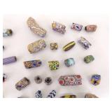 Lot of Antique Venetian Millefiori African Trade Beads