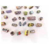 Lot of Antique Venetian Millefiori African Trade Beads