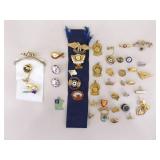 Lot of Misc. Gold Filled etc. Vintage Fraternal, Rotary, Club, etc. Pins