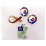 Lot of Misc. Gold Filled etc. Vintage Fraternal, Rotary, Club, etc. Pins