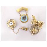 Lot of Misc. Gold Filled etc. Vintage Fraternal, Rotary, Club, etc. Pins