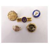 Lot of Misc. Gold Filled etc. Vintage Fraternal, Rotary, Club, etc. Pins