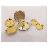 Lot of Misc. Gold Filled etc. Antique and Vintage Lockets, Compacts, etc.
