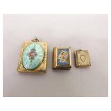 Lot of Misc. Gold Filled etc. Antique and Vintage Lockets, Compacts, etc.