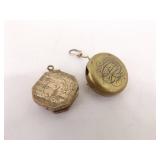 Lot of Misc. Gold Filled etc. Antique and Vintage Lockets, Compacts, etc.