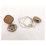 Lot of Misc. Gold Filled etc. Antique and Vintage Lockets, Compacts, etc.