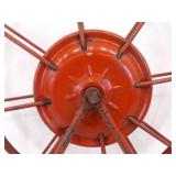 Antique Dixon Metal Fire Hose Holder Reel