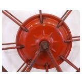 Antique Dixon Metal Fire Hose Holder Reel